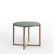 Table d'appoint h 45 LOTTA Kendo, hêtre naturel, plateau menthe