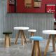 Tabourets design en bois massif FLAK Punt