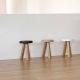 Tabourets design en bois massif FLAK Punt