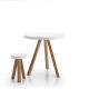 Table repas ronde et tabouret FLAK Punt