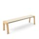 Banc design 160 cm chêne blanchi FLAK Punt, coloris crème