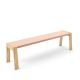 Banc design 160 cm chêne blanchi FLAK Punt, coloris rose