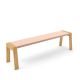 Banc design 160 cm chêne super mat FLAK Punt, coloris rose