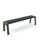 Banc design 160 cm chêne teinté gris foncé FLAK Punt, coloris anthracite