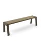 Banc design 160 cm chêne teinté gris foncé FLAK Punt, coloris bronze