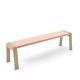 Banc design 160 cm chêne teinté gris Sienne FLAK Punt, coloris rose