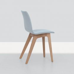 Chaise bois rembourrée tissu MORPH Zeitraum