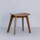 Tabouret design en noyer massif MORPH STOOL Zeitraum