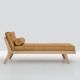 Méridienne chêne & cuir whisky MELLOW DAYBED Zeitraum sans accoudoir