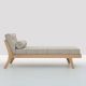 Méridienne chêne & tissu beige MELLOW DAYBED Zeitraum sans accoudoir