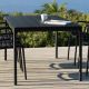 Table d'extérieur en aluminium FOUR en 160x90 avec chaises CLIPS Houe