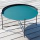 Table basse ronde Ø76 EDGE Houe, coloris vert pin