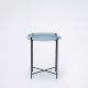 Table d'appoint ronde Ø 46 cm EDGE Houe, coloris bleu pigeon