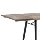 Détail rallonge chêne fumé de la table design rectangulaire longueur 180 cm  ALLEY Woud