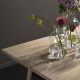 Table bois rectangulaire ALLEY Woud, plateau et pieds en chêne naturel