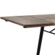 Détail rallonge chêne fumé de la table design rectangulaire longueur 205 cm  ALLEY Woud