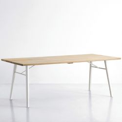 Table bois rectangulaire 240 cm ALLEY Woud