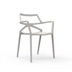 Fauteuil d'extérieur écru DELTA Vondom