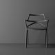 Fauteuil design noir DELTA Vondom