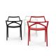 Fauteuils de jardin DELTA Vondom, rouge, blanc et noir