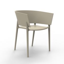 Fauteuil d'extérieur écru AFRICA Vondom