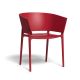 Fauteuil d'extérieur rouge AFRICA Vondom