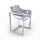 Fauteuil argent WALL STREET Vondom