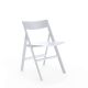 Chaise pliante outdoor QUARTZ Vondom, coloris blanc