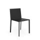 Chaise design noire QUARTZ Vondom, indoor & outdoor
