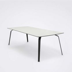 Table rectangulaire métal & mélaminé FLOAT Houe