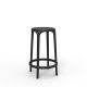 Tabouret de bar noir BROOKLYN Vondom, hauteur 66 cm