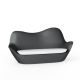 Canapé extérieur 2 places anthracite SABINAS Vondom, coussin d'assise blanc