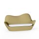 Canapé extérieur 2 places beige SABINAS Vondom, coussin d'assise blanc