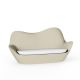 Canapé extérieur 2 places écru SABINAS Vondom, coussin d'assise blanc