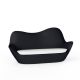 Canapé extérieur 2 places noir SABINAS Vondom, coussin d'assise blanc