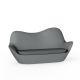 Canapé extérieur 2 places acier SABINAS Vondom, coussin d'assise coordonné