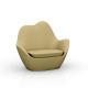 Fauteuil de jardin acier SABINAS Vondom, coussin d'assise coordonné