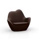 Fauteuil de jardin bronze SABINAS Vondom, coussin d'assise coordonné