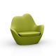 Fauteuil de jardin pistache SABINAS Vondom, coussin d'assise coordonné