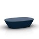 Table basse de jardin bleu marine SABINAS Vondom