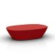 Table basse de jardin rouge SABINAS Vondom