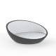 Daybed rond anthracite ULM Vondom, coussins blancs