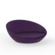 Daybed rond violet ULM Vondom, coussins coordonnés