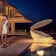 Daybed rond pivotant avec pare-soleil ULM Vondom, modèle lumineux sur demande