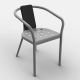 Fauteuil HELM Matière Grise