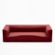 Canapé d'extérieur rouge écarlate IMPRONTA Varaschin, tissu spécial outdoor Canvas