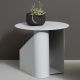 Table basse ronde gris chaud SENTRUM Woud 