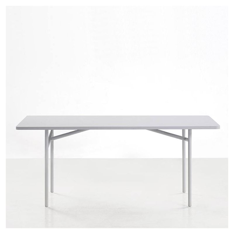 Table coloris gris clair DIAGONAL Woud