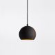 Suspension ronde GAP Woud, coloris noir