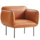 Fauteuil design en cuir NAKKI Woud